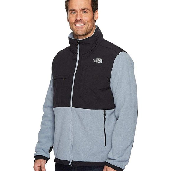North FACE Men Denali 2 Full Zip Jacket MID Grey - Picture 2 of 4